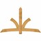 Ekena Millwork Davenport Rough Sawn Timber Gable Bracket, Western Red Cedar, 84"W x 53"H x 2"D x 6"F, 15/12 Pitch GBW084X53X0206DAV00RWR - alternate 1